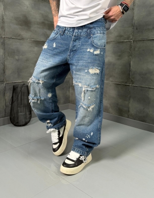Мъжки дънки baggy DOUBLE