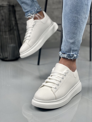 Мъжки ежедневни обувки Pure White Low