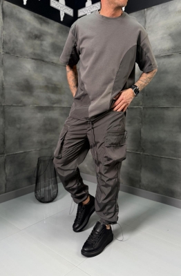 Мъжки сив комплект GRAPHITE TECH